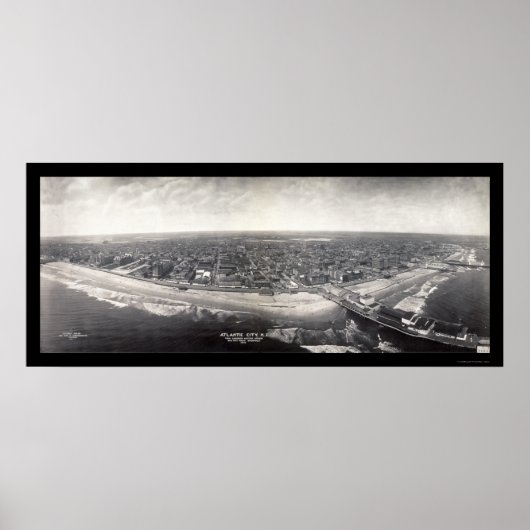 Atlantic City Foto 1909 Poster (Vorne)