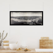 Atlantic City Foto 1909 Poster (Küche)