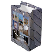 Atlantic City - FotoCollage Mittlere Geschenktüte (Vorderseite Schrägansicht)
