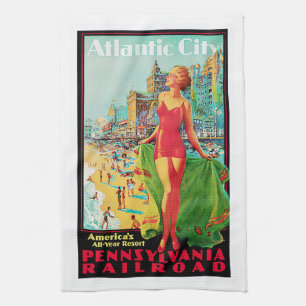 Atlantic City Geschirrtuch