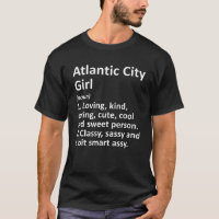 ATLANTIC CITY GIRL NJ NEW JERSEY Funny City Zuhaus