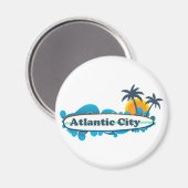 Atlantic City. Magnet (Vorderseite/Rückseite)