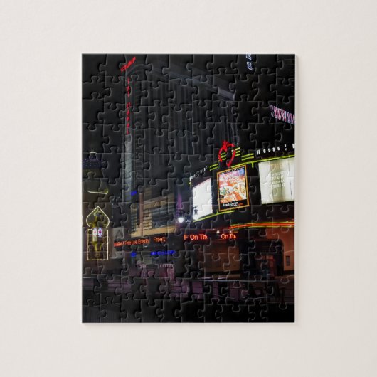 Atlantic City nachts Puzzle (Vertikal)
