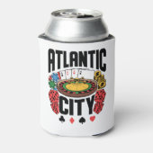 Atlantic City New Jersey Casino Gambling Dosenkühler (Kanne Rückseite)