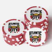 Atlantic City New Jersey Casino Gambling Pokerchips (Stapel)