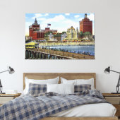 Atlantic City New Jersey entlang der Küste Leinwanddruck (Insitu (Schlafzimmer))