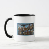 Atlantic City, New Jersey - Large Letter Scenes 2 Tasse (Links)