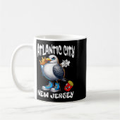 Atlantic City New Jersey Möwe Pommes Funn Kaffeetasse (Links)