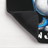 Atlantic City New Jersey Möwe Pommes Funn Mousepad (Ecke)