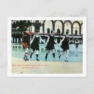 Atlantic City, New Jersey, Schönheiten, Vintage Postkarte