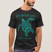 Atlantic City New Jersey Sea Turtle Boys Girls Tod T-Shirt (Vorderseite)