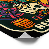 Atlantic City New Jersey Vacation Casino Gaming Ga Poster (Ecke)