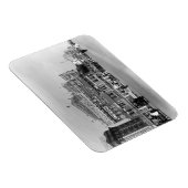 Atlantic City, New Jersey, Vintag Magnet (Rechte Seite)