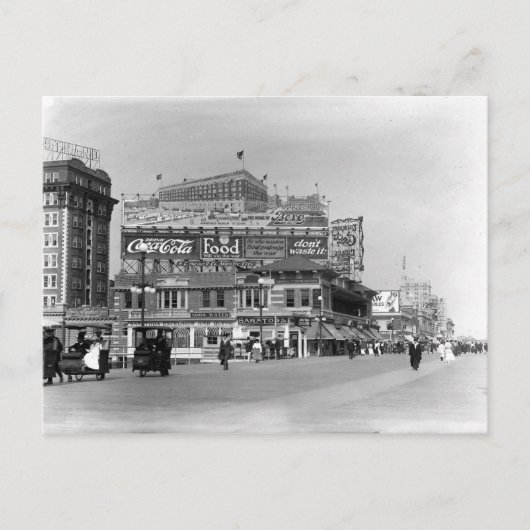 Atlantic City, New Jersey, Vintag Postkarte (Vorderseite)