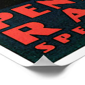 Atlantic City New Jersey Vintage Travel Poster (Ecke)