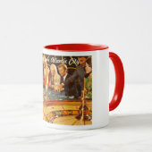 Atlantic City NJ, Gambling, Roulette, Retro Tasse (VorderseiteRechts)