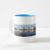 Atlantic City, NJ. Historischen Gardners Becken Zweifarbige Tasse (Vorderseite Links)