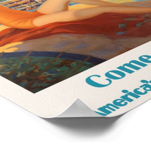 Atlantic City, NJ Travel Ad Poster (Ecke)