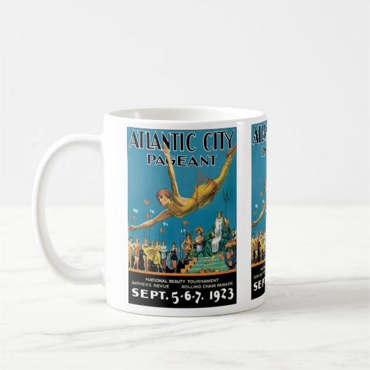 Atlantic City Pageant Kaffeetasse (Links)