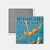Atlantic City Pageant Magnet (Vorderseite/Rückseite)