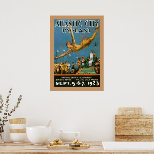 Atlantic City Pageant Poster (Küche)