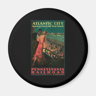 Atlantic City Pennsylvania Railroad Magnet