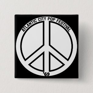 Atlantic City Pop Festival - 1969 Button