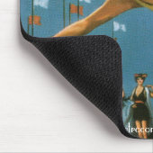Atlantic City Poster Mousepad (Ecke)