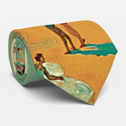 Atlantic City Resort, Pennsylvania Railway Travel Krawatte (Gerollt)