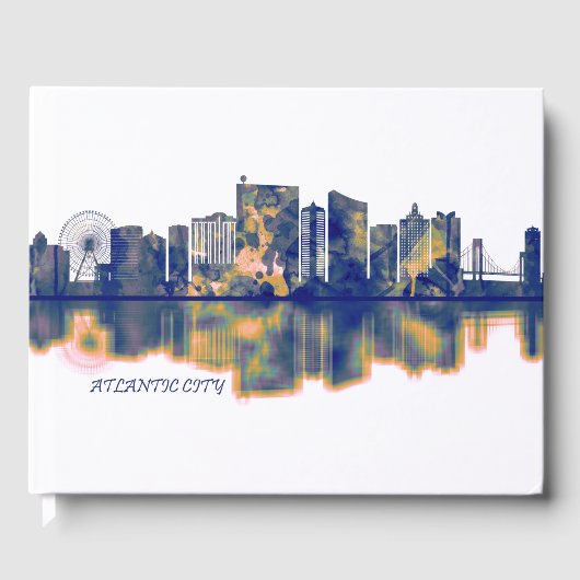 Atlantic City Skyline Gästebuch (Vorderseite)