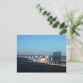 Atlantic City Skyline Postkarte (Stehend Vorderseite)