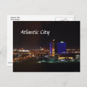 Atlantic City Skyline Postkarte (Vorne/Hinten)