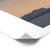 Atlantic City Sonnenuntergang Foto Poster (Ecke)