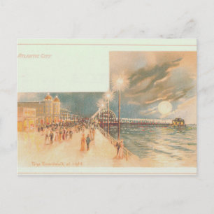 Atlantic City Strandpromenade Postkarte