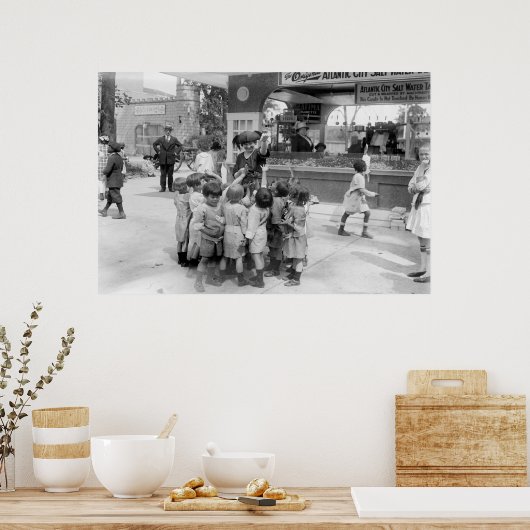 Atlantic City Taffy, 1920 Poster (Küche)