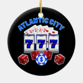 ATLANTIC CITY VERZIERUNG KERAMIK ORNAMENT (Hinten)