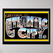 Atlantic City Vintage Poster (Vorne)