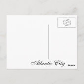Atlantic City von oben Postkarte (Rückseite)