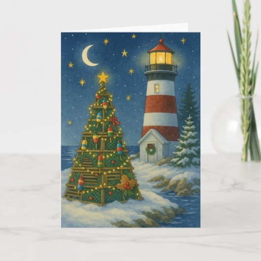 Atlantic Coast Christmas Card Karte (Vorderseite)