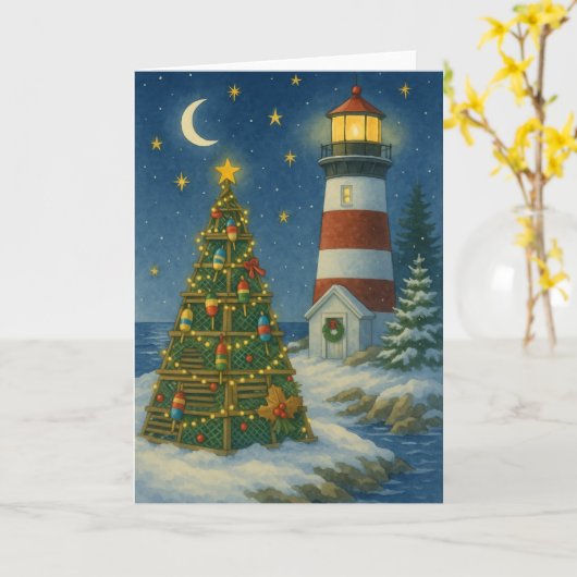 Atlantic Coast Christmas Card Karte (Gelbe Blume)