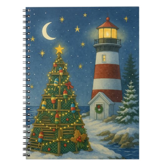 Atlantic Coast Christmas Card Notizblock (Vorderseite)