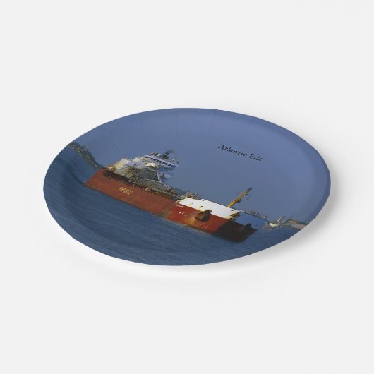 Atlantic Erie Paper Platte Pappteller (Schrägansicht)