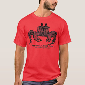 Atlantic Ghost Crab mit Namen Tierdesign auf li T-Shirt