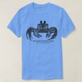Atlantic Ghost Crab mit Namen Tierdesign auf mi T-Shirt (Design vorne)