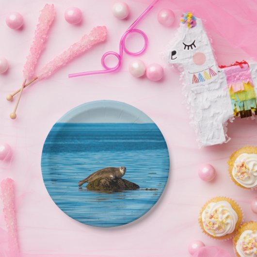 Atlantic Harbor Seal Pappteller (Party)