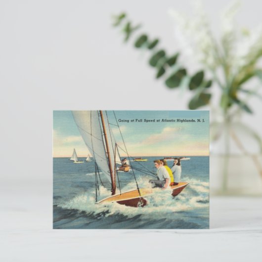 Atlantic Highlands, New Jersey Postkarte (Stehend Vorderseite)
