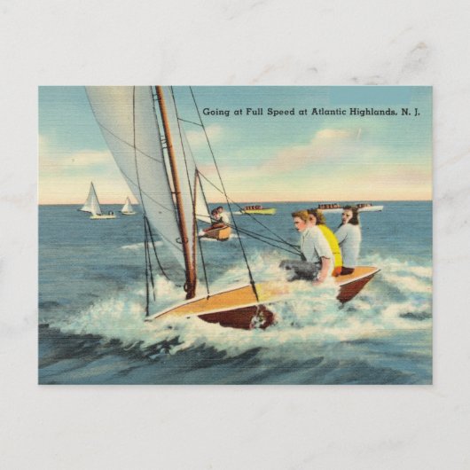 Atlantic Highlands, New Jersey Postkarte (Vorderseite)