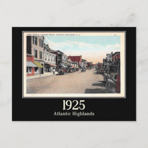 Atlantic Highlands, New Jersey, Vintage auf Deutsc Postkarte
