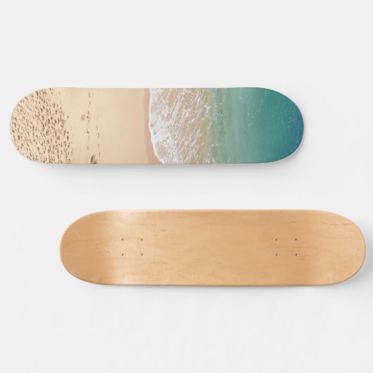 Atlantic Ocean Bliss #3 #wall #art Skateboard (Horizontal)