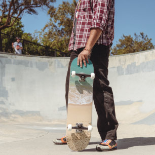 Atlantic Ocean Bliss #3 #wall #art Skateboard